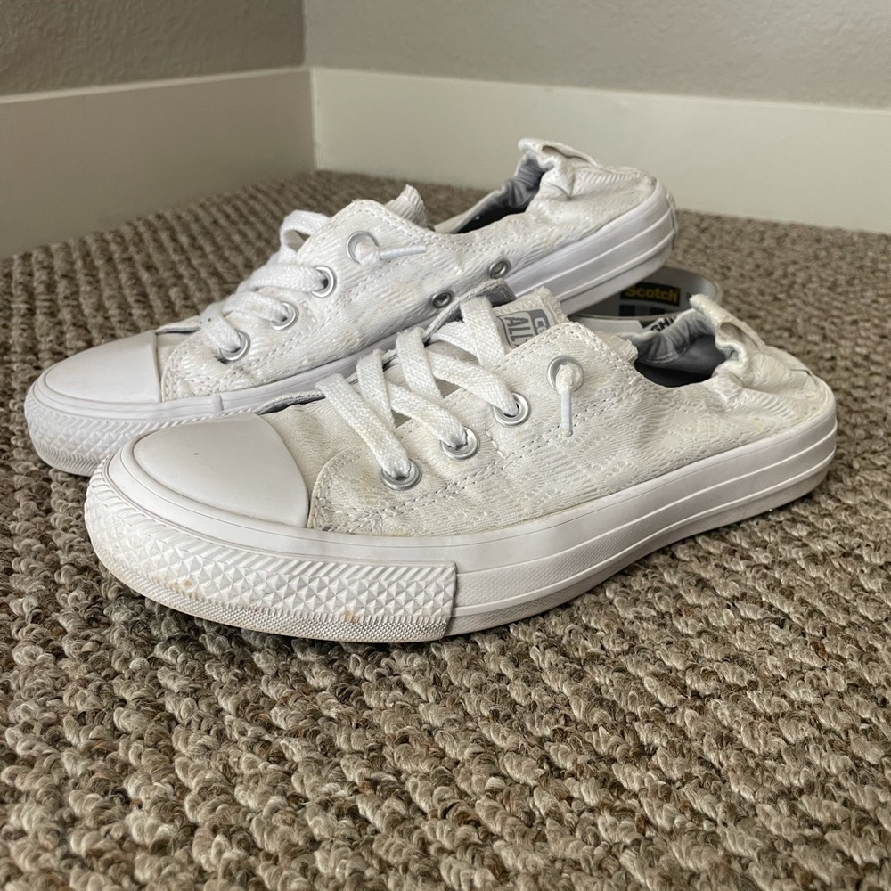 Slip-on white converse